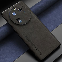 Funda Lujo Cuero Carcasa S01 para Oppo Find X6 5G Negro