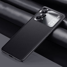 Funda Lujo Cuero Carcasa S01 para Oppo K10 Pro 5G Negro