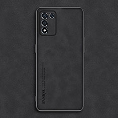 Funda Lujo Cuero Carcasa S01 para Realme 9 SE 5G Negro