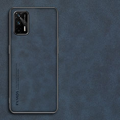 Funda Lujo Cuero Carcasa S01 para Realme GT 5G Azul