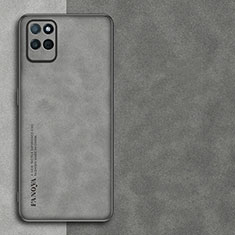 Funda Lujo Cuero Carcasa S01 para Realme V11 5G Gris