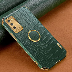 Funda Lujo Cuero Carcasa S01 para Samsung Galaxy M02s Verde