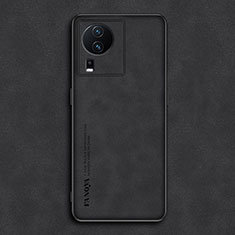 Funda Lujo Cuero Carcasa S01 para Vivo iQOO Neo7 SE Negro