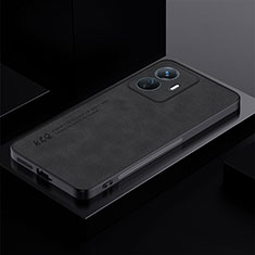 Funda Lujo Cuero Carcasa S01 para Vivo iQOO Z6 Lite 5G Negro