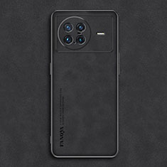 Funda Lujo Cuero Carcasa S01 para Vivo X Note Negro