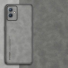 Funda Lujo Cuero Carcasa S01 para Vivo Y33e 5G Gris