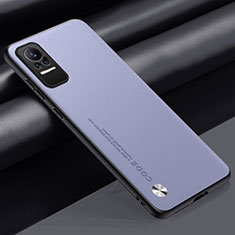 Funda Lujo Cuero Carcasa S01 para Xiaomi Civi 1S 5G Purpura Claro