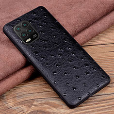 Funda Lujo Cuero Carcasa S01 para Xiaomi Mi 10 Lite Negro