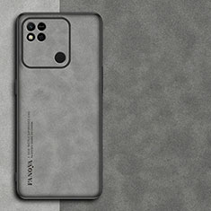 Funda Lujo Cuero Carcasa S01 para Xiaomi POCO C31 Gris