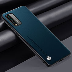 Funda Lujo Cuero Carcasa S01 para Xiaomi Redmi 9 Power Verde