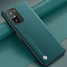 Funda Lujo Cuero Carcasa S01 para Xiaomi Redmi K40 5G Verde