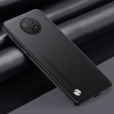 Funda Lujo Cuero Carcasa S01 para Xiaomi Redmi Note 9 5G Negro