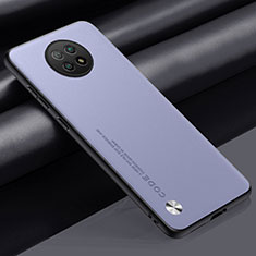 Funda Lujo Cuero Carcasa S01 para Xiaomi Redmi Note 9 5G Purpura Claro