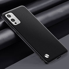 Funda Lujo Cuero Carcasa S02 para OnePlus 9 5G Gris Oscuro