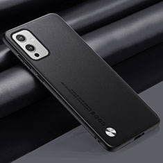 Funda Lujo Cuero Carcasa S02 para OnePlus 9 5G Negro