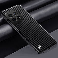 Funda Lujo Cuero Carcasa S02 para OnePlus Ace 3 5G Gris Oscuro