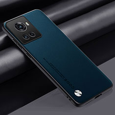 Funda Lujo Cuero Carcasa S02 para OnePlus Ace 5G Cian