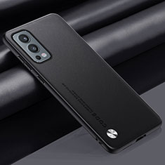 Funda Lujo Cuero Carcasa S02 para OnePlus Nord 2 5G Negro