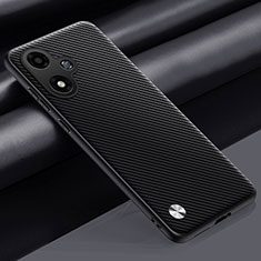 Funda Lujo Cuero Carcasa S02 para Oppo A2m 5G Gris Oscuro