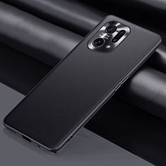 Funda Lujo Cuero Carcasa S02 para Oppo Find X5 5G Negro