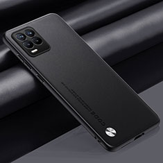 Funda Lujo Cuero Carcasa S02 para Realme 8 Pro Negro