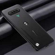 Funda Lujo Cuero Carcasa S02 para Xiaomi Black Shark 4 5G Negro