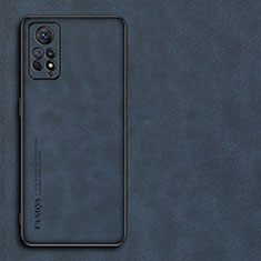 Funda Lujo Cuero Carcasa S02 para Xiaomi Poco X4 Pro 5G Azul