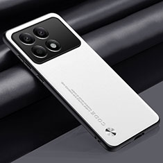 Funda Lujo Cuero Carcasa S02 para Xiaomi Redmi K70 5G Blanco