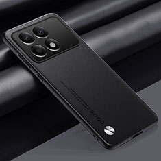 Funda Lujo Cuero Carcasa S02 para Xiaomi Redmi K70 5G Negro