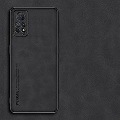 Funda Lujo Cuero Carcasa S02 para Xiaomi Redmi Note 11E Pro 5G Negro