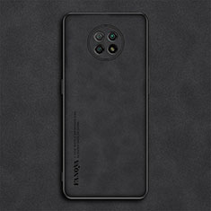 Funda Lujo Cuero Carcasa S02 para Xiaomi Redmi Note 9T 5G Negro