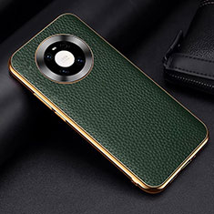 Funda Lujo Cuero Carcasa S03 para Huawei Mate 40 Pro Verde