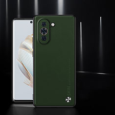 Funda Lujo Cuero Carcasa S03 para Huawei Nova 10 Verde