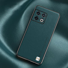 Funda Lujo Cuero Carcasa S03 para OnePlus 10 Pro 5G Verde