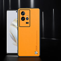 Funda Lujo Cuero Carcasa S03 para Vivo iQOO 11 Pro 5G Naranja