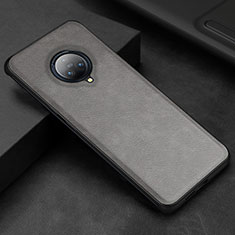 Funda Lujo Cuero Carcasa S03 para Vivo Nex 3S Gris