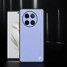 Funda Lujo Cuero Carcasa S03 para Vivo X90 Pro+ Plus 5G Purpura Claro