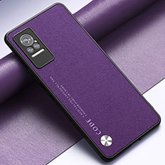 Funda Lujo Cuero Carcasa S03 para Xiaomi Civi 5G Morado