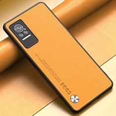 Funda Lujo Cuero Carcasa S03 para Xiaomi Civi 5G Naranja