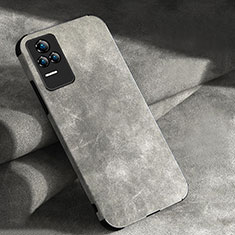 Funda Lujo Cuero Carcasa S03 para Xiaomi Redmi K50 5G Gris