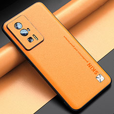 Funda Lujo Cuero Carcasa S03 para Xiaomi Redmi K60 5G Naranja