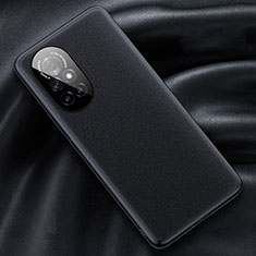 Funda Lujo Cuero Carcasa S04 para Huawei Nova 8 Pro 5G Negro