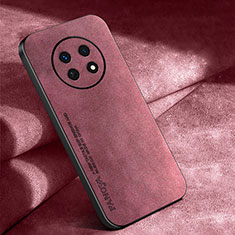 Funda Lujo Cuero Carcasa S04 para Oppo A2 Pro 5G Rojo