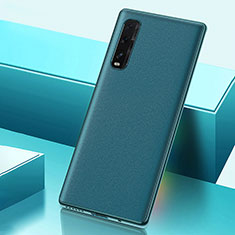 Funda Lujo Cuero Carcasa S04 para Oppo Find X2 Verde