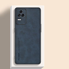 Funda Lujo Cuero Carcasa S04 para Xiaomi Redmi K40S 5G Azul