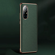 Funda Lujo Cuero Carcasa S05 para Huawei Nova 8 Pro 5G Verde