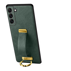 Funda Lujo Cuero Carcasa S05 para Samsung Galaxy S21 FE 5G Verde