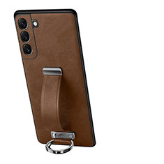 Funda Lujo Cuero Carcasa S05 para Samsung Galaxy S23 5G Marron