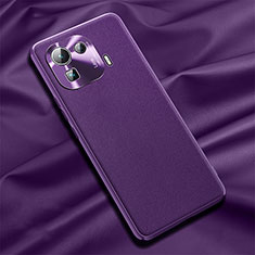 Funda Lujo Cuero Carcasa S05 para Xiaomi Mi 11 Pro 5G Morado