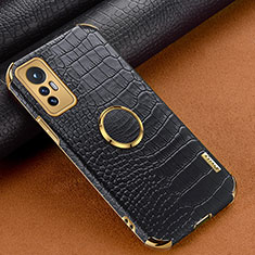 Funda Lujo Cuero Carcasa S05 para Xiaomi Mi 12 Pro 5G Negro